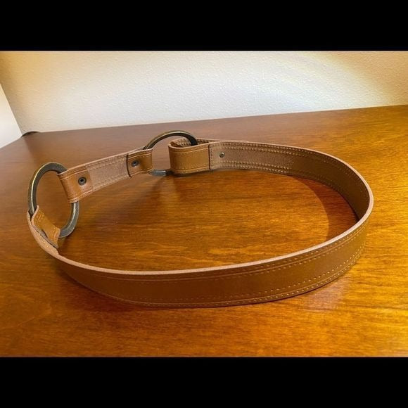 NWOT express leather belt size small made in Italy
