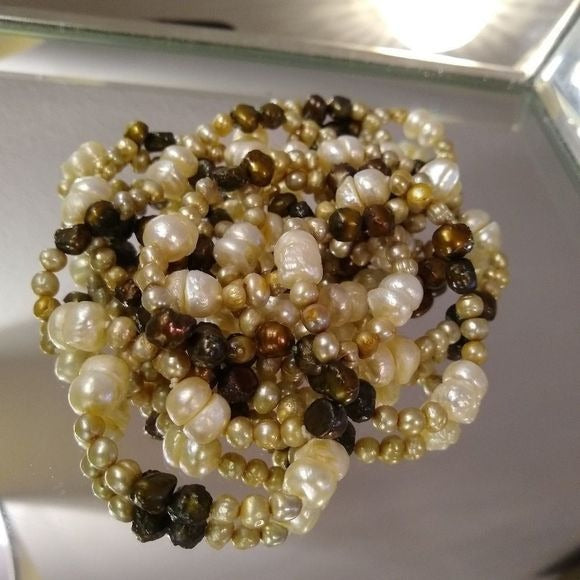 Natural irragular shape pearls
