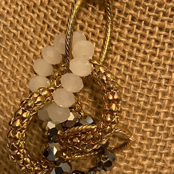 Golden tone fashion necklace high quality beads # 0925