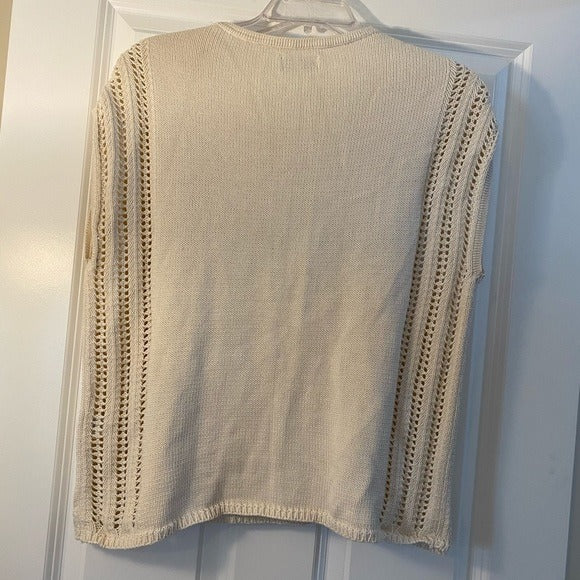 Lucky brand sleeveless sweater xs/s