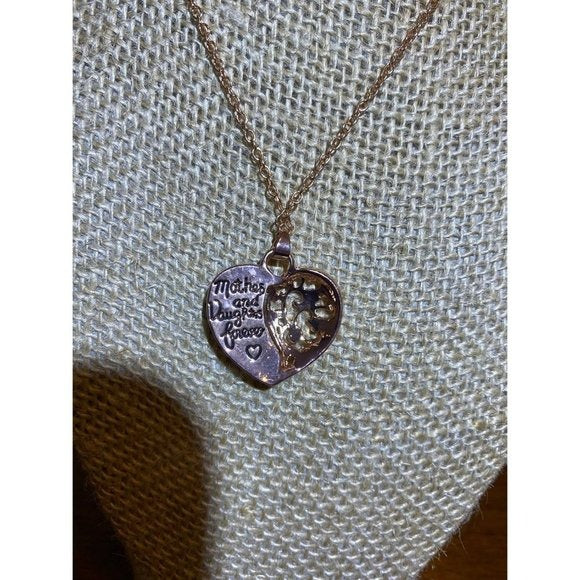 Nwt mothers and daughters rose gold necklace